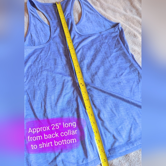 Size Med Head BNWT, racer back, heather light blue tank top - Picture 9 of 11